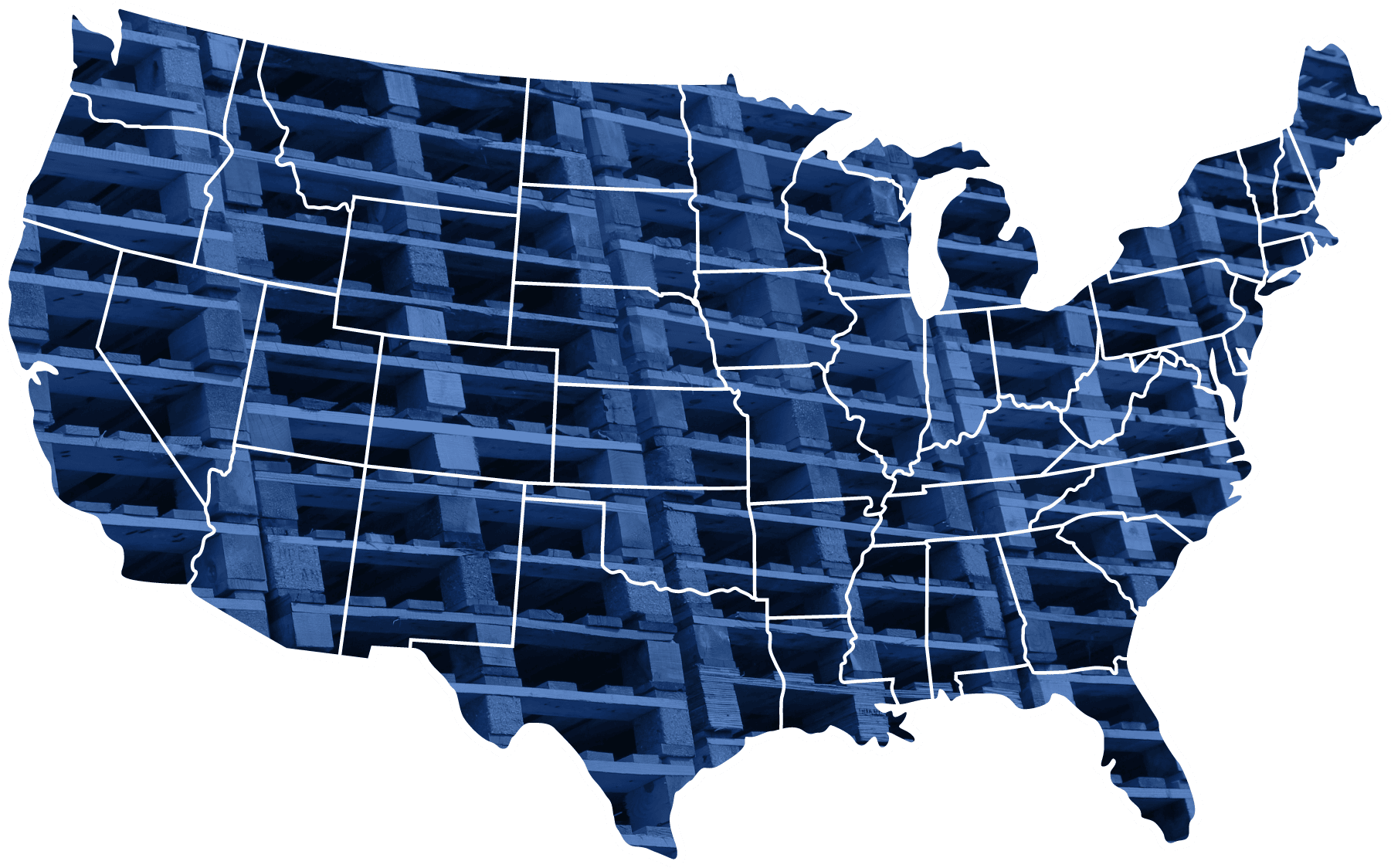 US Pallet Map