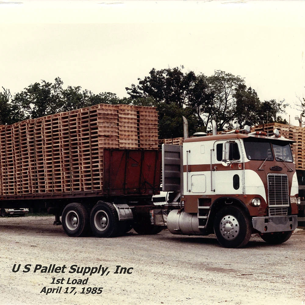 First Truckload at U.S. Pallet Supply